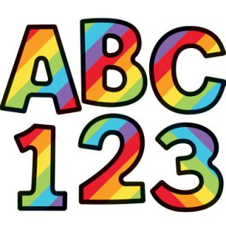 Kniha Celebrate Learning Rainbow Stripe Combo Pack EZ Letters Carson-Dellosa Publishing