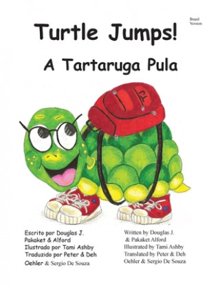 Knjiga A Tartaruga Pula Turtle Jumps! Brasil TRADE Version Pakaket Alford