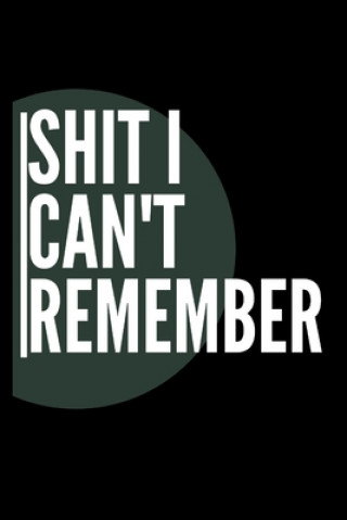 Buch Shit i can't remember Star Note Books