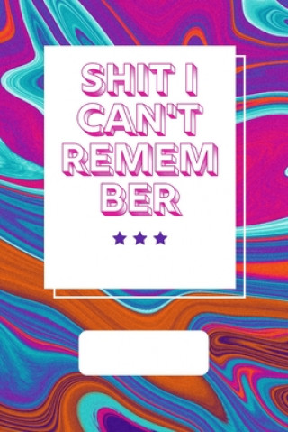 Livro Shit i can't remember Star Note Books
