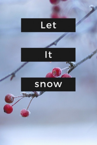 Boek let it snow Star Note Book