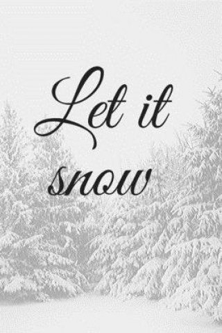 Boek let it snow Star Note Book