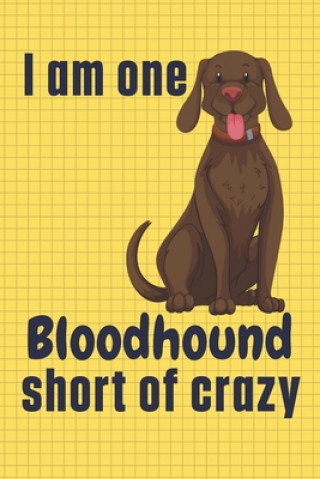 Könyv I am one Bloodhound short of crazy: For Bloodhound Dog Fans Wowpooch Press