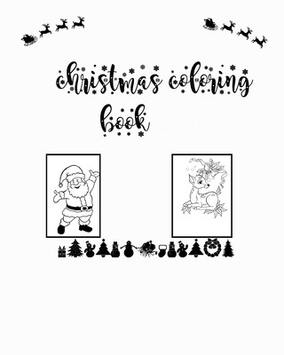 Knjiga Christmas coloring book Fraidji Ahcene