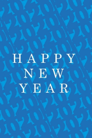 Carte Happy new year 2020: Blue color Alphaprint Inc