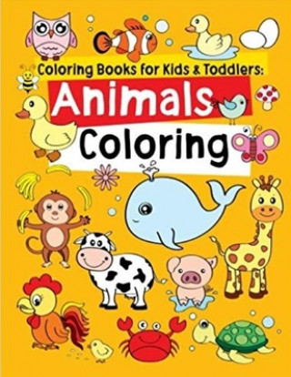 Kniha coloring books for kids & Toddlers: Animals coloring A. Q. Al Ghanimi