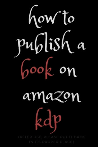 Book how to publish a book on amazon kdp May Saad