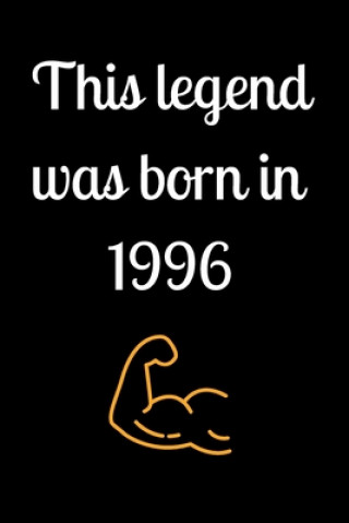 Boek This legend was born in 1996 Star Note Books