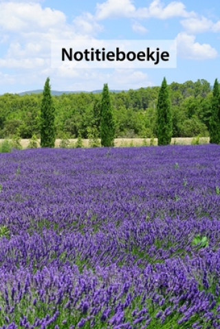 Carte Notitieboekje: Dagboek / Tijdschrift / Journaal met lavendermotief - 100 pagina's gevoerd Prevjournals