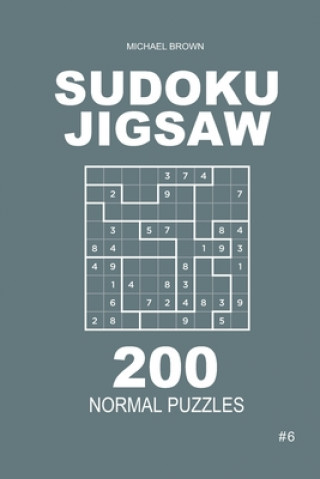 Książka Sudoku Jigsaw - 200 Normal Puzzles 9x9 (Volume 6) Michael Brown