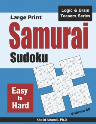 Könyv Large Print Samurai Sudoku Khalid Alzamili