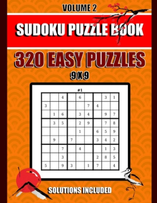 Carte Sudoku Puzzle Book: 320 Easy Puzzles, 9x9, Solutions Included, Volume 2, (8.5 x 11 IN) Sudoku Puzzle Book Publishing