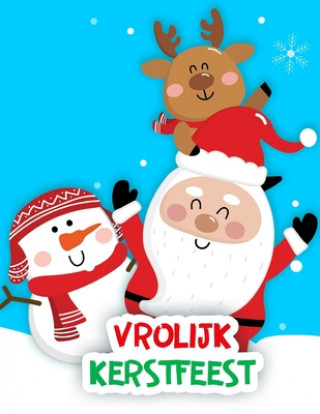 Kniha Vrolijk Kerstfeest: Kleurboek Holz Books