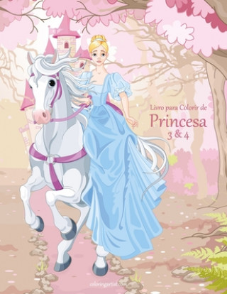 Βιβλίο Livro para Colorir de Princesa 3 & 4 Nick Snels