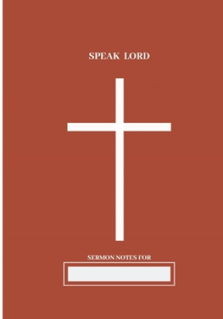 Knjiga Sermon Note book John O'Neal Jr