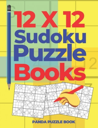 Kniha 12x12 Sudoku Puzzle Books Panda Puzzle Book