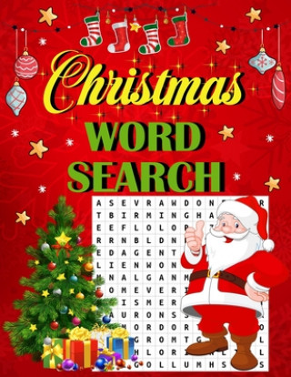 Knjiga Christmas word search.: Easy Large Print Puzzle Book for Adults, Kids & Everyone for the 25 Days of Christmas. Blue Moon Press House