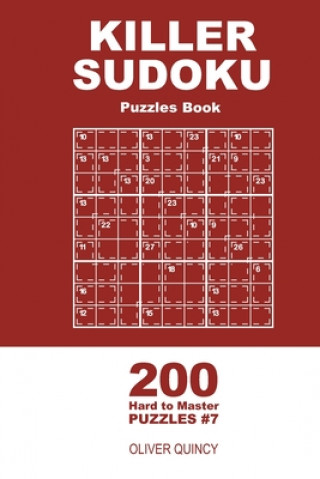 Książka Killer Sudoku - 200 Hard to Master Puzzles 9x9 (Volume 7) Oliver Quincy