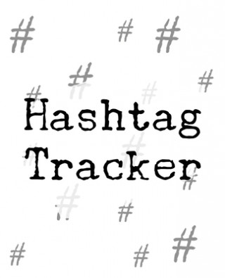 Kniha Hashtag Tracker Teecee Design Studio