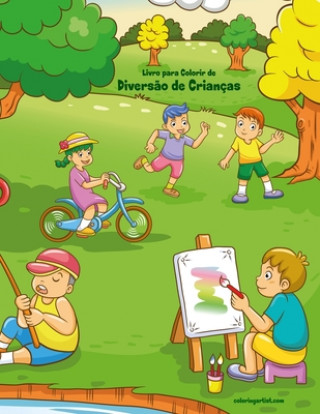 Carte Livro para Colorir de Diversao de Criancas Nick Snels