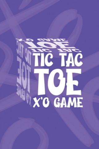 Libro Tic Tac Toe X'O Game: Purple 6" x 9" X'O Tic-Tac-Toe Game book with 130 Pages Journaly Lam