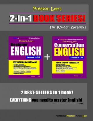 Livre Preston Lee's 2-in-1 Book Series! Beginner English & Conversation English Lesson 1 - 20 For Korean Speakers Matthew Preston