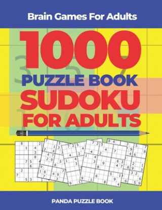 Kniha Brain Games For Adults - 1000 Puzzle Book Sudoku for Adults: Brain Teaser Puzzles Panda Puzzle Book