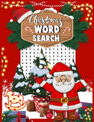 Carte Christmas word search.: Easy Large Print word search Puzzle Book for Adults, Kids & Everyone for the 25 Days of Christmas. Blue Moon Press House