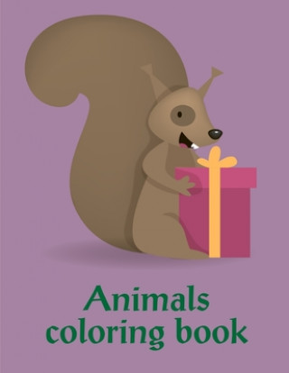 Kniha Animals Coloring Book: Christmas books for toddlers, kids and adults J. K. Mimo