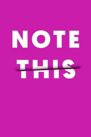 Knjiga note this Youssef Louridi