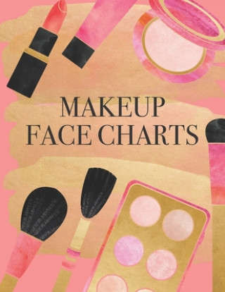 Kniha Makeup Face Charts: Face and Make-up Look Details Page Bellina Studio