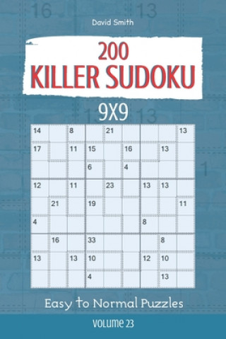 Book Killer Sudoku - 200 Easy to Normal Puzzles 9x9 vol.23 David Smith