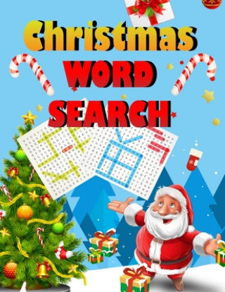 Kniha Christmas word search.: Easy Large Print Puzzle Book for Adults, Kids & Everyone for the 25 Days of Christmas. Blue Moon Press House