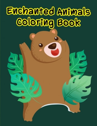 Kniha Enchanted Animals Coloring Book: Christmas Animals Books and Funny for Kids's Creativity J. K. Mimo