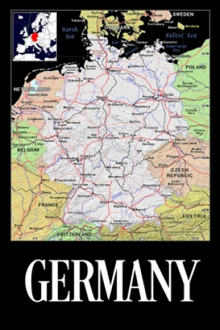 Carte Germany: Map of Germany Notebook Clementine Journals