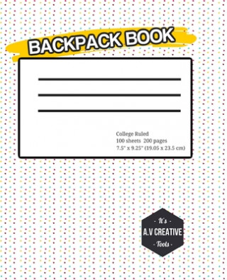 Knjiga Backpack Book A. V. Creative