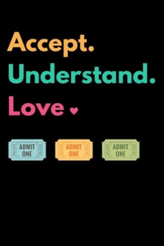 Knjiga Accept understand love Star Note Books