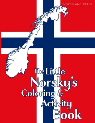 Книга The Little Norsky's Coloring & Activity Book Norseland Press