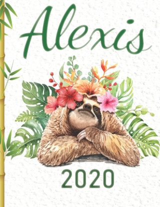 Knjiga Alexis: 2020 Sloth Planners