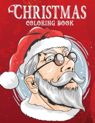 Carte Christmas coloring book.: Merry Christmas Coloring Book with Fun, Easy, and Relaxing Designs for Adults Featuring Beautiful Winter Florals, Fest Blue Moon Press House