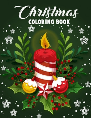 Carte Christmas coloring book.: Merry Christmas Coloring Book with Fun, Easy, and Relaxing Designs for Adults Featuring Beautiful Winter Florals, Fest Blue Moon Press House