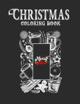 Könyv Christmas coloring book: Merry Christmas Coloring Book with Fun, Easy, and Relaxing Designs for Adults Featuring Beautiful Winter Florals, Fest Blue Moon Press House