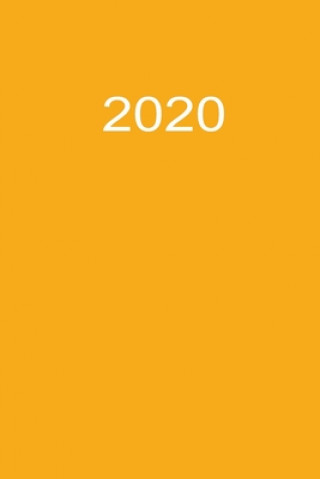 Kniha 2020: Taschenkalender 2020 A5 Orange Taschenkalender By Jilsun