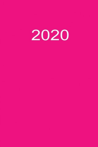 Kniha 2020: Taschenkalender 2020 A5 Pink Rosa Rose Taschenkalender By Jilsun