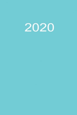 Kniha 2020: Tagesplaner 2020 A5 Blau Tagesplaner By Jilsun