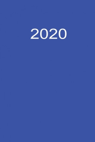 Kniha 2020: Tagesplaner 2020 A5 Blau Tagesplaner By Jilsun