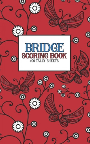 Книга Bridge Scoring Book: 100 Tally Sheets Feather Press Books