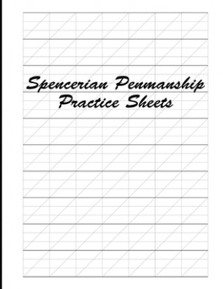 Könyv Spencerian Penmanship Practice Sheets: Cursive Style Handwriting Worksheets for Kids and Adults Mjsb Writing Notebooks