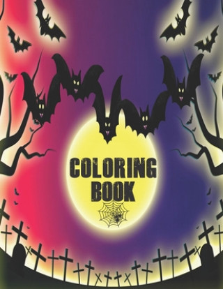 Книга Coloring Book: Cute Halloween Book for Kids, 3-5 yr olds Halloween Activity Books