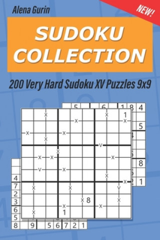 Książka Sudoku Collection: 200 Very Hard Sudoku XV Puzzles 9x9 Alena Gurin